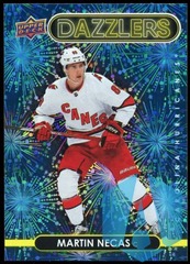 2021-22 Upper Deck Series 2 Dazzlers Blue #DZ-58 Martin Necas
